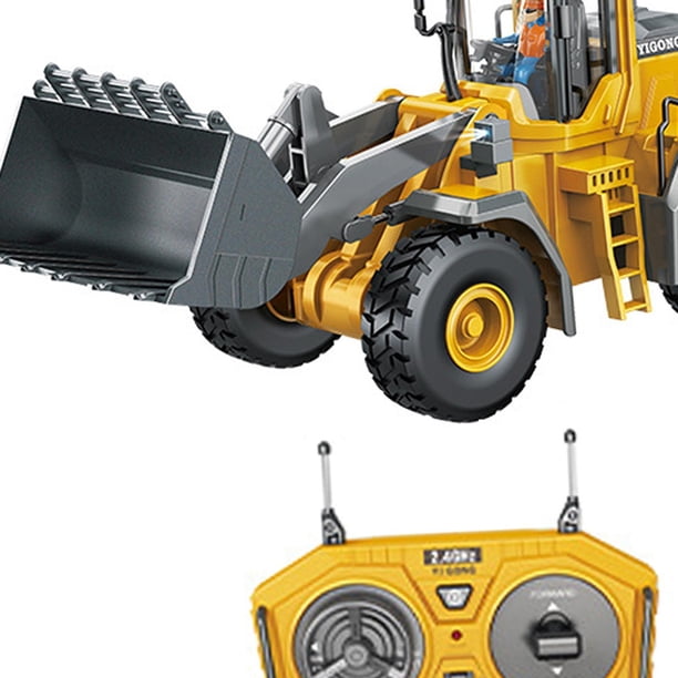 Excavadora De Juguete Con Control Remoto Para Niños - Con Luces, Música Y Diseño Realista