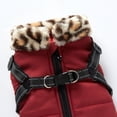 thumbnail image 5 of Pet Dog Winter Coat Windproof Warm Dog Jackets with with Built in Harness Cold Weather Lined Dog Clothes Pet Apparel, 5 of 9