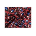thumbnail image 4 of INSPIRE CHIC Women's Leopard Print Square Scarf Kerchief Neckerchief Handkerchief Red, 4 of 5