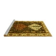 thumbnail image 2 of Ahgly Company Machine Washable Indoor Square Persian Yellow Traditional Area Rugs, 6' Square, 2 of 4