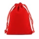 thumbnail image 1 of Bolsa de franela negra con cordón para guardar auriculares, bolsa de joyería a prueba de polvo, bolsa de franela para empaquetar joyas, 1 of 4