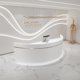 thumbnail image 2 of Lectern Podium Reception Desk Office Counter Modern Check Out Reception Desk Restaurant Luxury Empfangstheke Reception Furniture My Lux Decor Round, 2 of 7