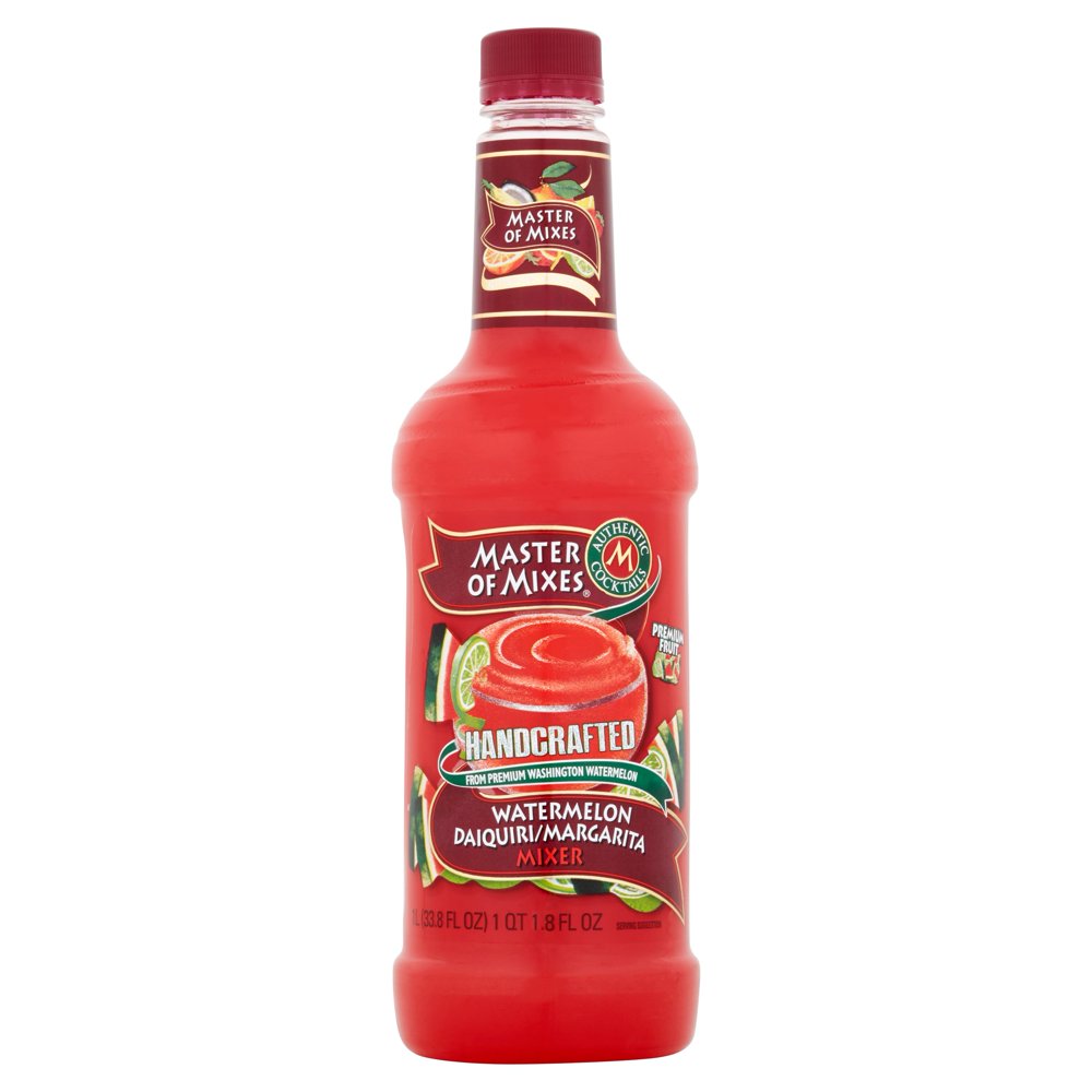 (6 Bottles) Master of Mixes Watermelon Daiquiri/Margarita Mixer, 1 L