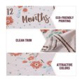 thumbnail image 6 of Little Grape Land Milestone Blanket for Baby Girls, Cotton Muslin 47"x47" Soft Newborn Photo Prop & Keepsake, Gender Neutral Baby Shower Gifts, Flower, 6 of 7