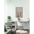 thumbnail image 6 of Serious Hare Floater Framed Painting Print on Canvas, 6 of 6