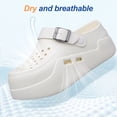 thumbnail image 4 of AFB Women Non Slip Work Chef Shoes, Clog Non Slip Kitchen Work Shoes, Nursing Gardening Waterproof Oil Resistant, 4 of 8