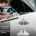 thumbnail image 2 of Unique Bargains 2 Pcs 10mm Ball Studs Mounting Brackets for Gas Strut Shock Spring Prop Lift Support Silver Tone, 2 of 6