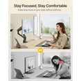 thumbnail image 5 of monTEK Dual Monitor Arm, Mechanical Spring Dual Monitor Mount for 17–35" Screens, Holds up to 26.4 lb per Arm, Full Motion Desk Stand with VESA 75x75/100x100, C-Clamp & Grommet, 5 of 10