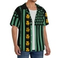 thumbnail image 2 of Gukieu American doctor Print Men's Short-sleeved Shirts, Button-down Pocket Shirts, T-shirts, Beach Vacation Travel Summer Clothing-Small, 2 of 5