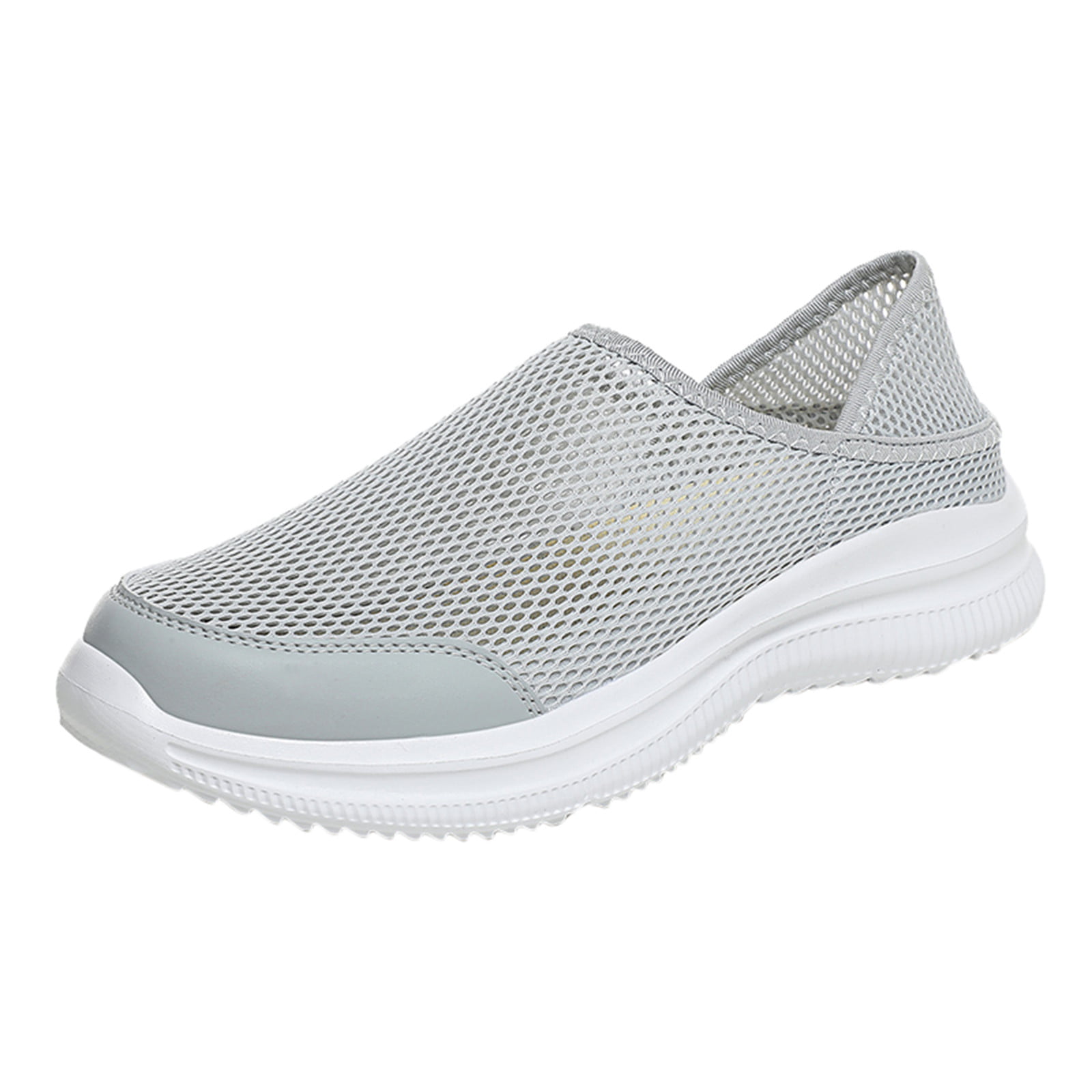 Outdoor Loafers Breathable Sneakers Fashion Men Mesh Casual Sport Shoes Slip On Color Running Breathable Soft Bottom Sneakers - Walmart.com