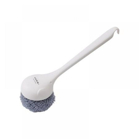 

Long Handle Pot Brush Simple Round Head Dish Plate Bowl Cleaning Brush Stove Table Decontamination Brush
