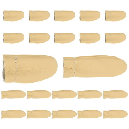 Uonlytech 11Pack Thimbles for Hand Sewing and Needlework in Leather for Handicraft Enthusiasts