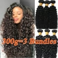 thumbnail image 4 of SEGO Brazilian Deep Wave Curly Human Hair Bundles Straight Loose Wave 100% Unprocessed Virgin Hair Kinky Curly Hair Extensions Natural Black, 4 of 8