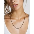 thumbnail image 2 of Silovra Mujeres Hombres Collar de cadena de acero inoxidable Negro Rolo Cadena de cable para colgante, 2 mm de ancho, 2 of 8