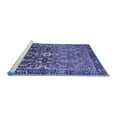 thumbnail image 2 of Ahgly Company Machine Washable Indoor Rectangle Persian Blue Traditional Area Rugs, 2' x 5', 2 of 4