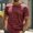 Red, variant on Summer T Shirts for Man Mesh Workout Short Sleeve Shirts Quick Dry Solid Classic Fit Crew Neck Pullover Tops