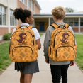 thumbnail image 2 of Yuyamidu Dachshund School Backpack Set for Girls Boys 4 Piece Orange Kids Bookbag with Lunch Box Pencil Case Water Bottle Bag for Elementary Middle School Students Schoolbags, 2 of 7