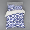 thumbnail image 2 of Ambesonne Floral Bedding Set 3 Pcs, Watercolor Chinese Art, Twin XL, Violet Blue Lavender, 2 of 3
