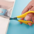 thumbnail image 4 of 4 Pcs Children Safety Scissors, Kids Scissors Colorful Serrated Scissors Blunt tip with Scale, 4 of 5