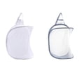 thumbnail image 3 of Billuyoard Cesto de ropa sucia plegable para ropa sucia, bolsa de malla para baño, cesto colgante montado en la pared para el hogar con asa Juegos de accesorios de baño Blanco, 3 of 6