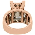 thumbnail image 4 of 10K Rose Gold Princess & Baguette Cut Diamond Rectangle Engagement Ring 1 Ct., 4 of 5