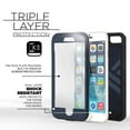 thumbnail image 4 of iPhone 6 Plus 5.5" Case with Built-in Screen Protector [Outdoor Series](Apple iPhone 6S Plus 5.5") (Encased)(Navy Blue), 4 of 6