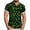 Yellow B, variant on SGFCWSX St. Patrick's Day Men's Short Sleeve Button Down Shirt Shamrock Print Casual Party Shirt Mint Green Size XL