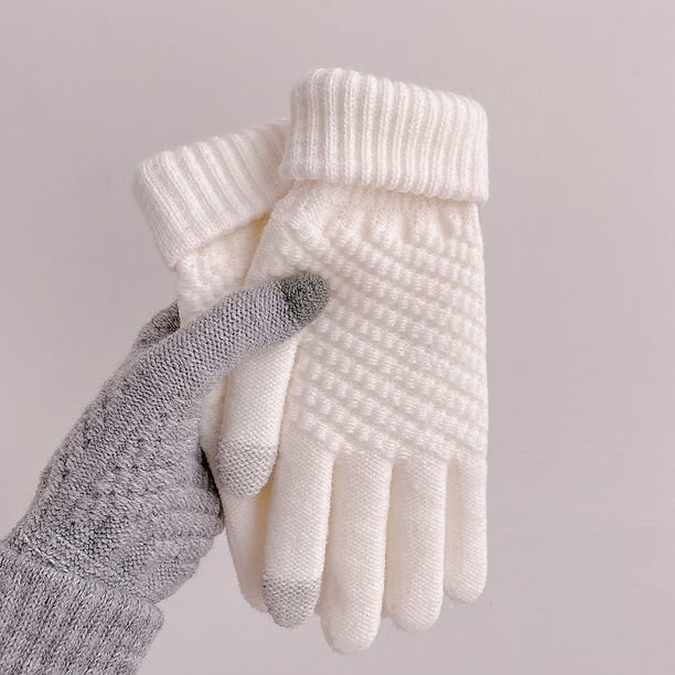 Guantes cálidos a prueba de frío para montar en invierno, bonitos guantes para niñas con pantalla táctil para estudiantes, guantes para conducir