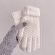 thumbnail image 1 of Guantes cálidos a prueba de frío para montar en invierno, bonitos guantes para niñas con pantalla táctil para estudiantes, guantes para conducir, 1 of 5