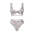 thumbnail image 4 of Daiia Christmas Elements Women's Bikini Set Two Piece Swimsuit High Waisted Bikini Adjustable Straps Bikini Perfect for Beach, Pool, and Summer Vacation-Large, 4 of 9