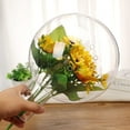 thumbnail image 2 of CIMAXIC 1pc Rose Bouquet Transparent Rose Ball Flower Packing Material (Transparency),11.22"X8.27"X8.27", 2 of 5