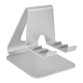 thumbnail image 5 of Support de Cellulaire en Alliage d'Aluminium, Support de Tablette Réglable à 3 Niveaux, Support de Téléphone Mobile Argenté, 5 of 5