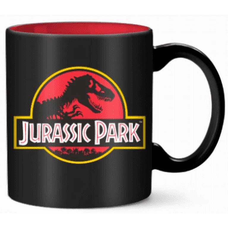 Jurassic Park Retro Varsity Academy League Double Sided Travel Mug