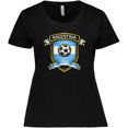 thumbnail image 3 of Inktastic Argentina Soccer Emblem Women's Plus Size T-Shirt, 3 of 5