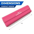 thumbnail image 3 of 5" Equigroomer Horse Pets Dead Hair Remover Grooming Tool Pink, 3 of 8