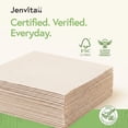 thumbnail image 6 of Jenvita Bamboo Everyday Disposable Napkins 2-Ply White, 250 Pack, 6 of 9