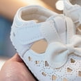 thumbnail image 4 of Toddler Boy Shoes Baby Girls Shoes Soft Sole Princess Wedding Dress Mary Jane Light Baby Sneaker Shoes Girls'Sneakers White 9 Months-12 Months, 4 of 6