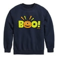 thumbnail image 3 of Monsters Inc - Mike Wazowski Jack O' Latern - Toddler And Youth Crewneck Fleece Sweatshirt, 3 of 5