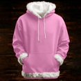 thumbnail image 2 of Yokua Women'S Sherpa Fleece Lined Hoodie Plain Winter Warm Thermal Heavyweight Pullover Tops Thicken Sweatshirt With Pocket, 2 of 5