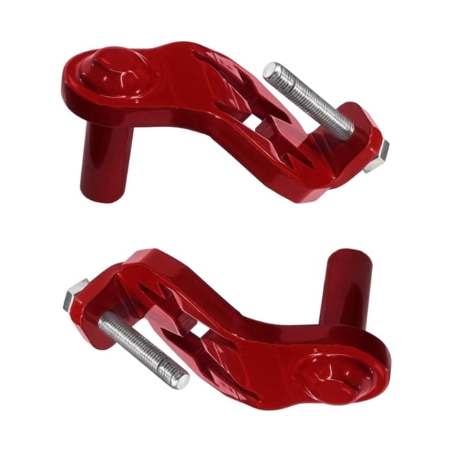 Pins de bisagra de 2x t Post Gisas colgantes de bisagras, fácil de instalar, resistente colgador de puertas de servicio pesado para patio trasero, Rojo
