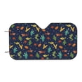 thumbnail image 7 of Fotbe Shells and Seaweed Car Windshield Sunshade | Sun Visor Protector Front Window Shade, Keeps Out UV Rays, Keeps Your Vehicle Cool-Small, 7 of 7