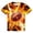 Z108-Yellow, variant on Kids' Neon Space Astronaut & UFO All-Over Print T-Shirt, Boys' Short Sleeve Tee, Glow-Inspired Cosmic Print Casual Top