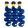 thumbnail image 3 of Extensiones de cabello Nuailisex Brazilisex Brazilian Virgin Remy Blue 35-45cm, 3 of 8