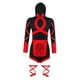 thumbnail image 4 of Uniforme para mujer con estampado de dragón, traje de juego de rol para fiestas temáticas, mono ligero y versátil para adultos con capucha M, 4 of 8
