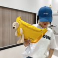 thumbnail image 6 of Ladies Luxury Design  Cute Bear Canvas Waist Bag Crossbody Chest Bag Banana Hip Purse Fanny Pack YELLOW, 6 of 8
