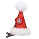 thumbnail image 1 of Pinzas para el cabello de Navidad | Horquillas para el pelo con pequeños regalos bonitos de Navidad | Pasadores de pelo encantadores del sombrero de Papá Noel de la felpa de la Navidad para las muchac, 1 of 4