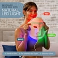 thumbnail image 6 of LifePro Red Light Therapy Face Mask – LED Light Therapy Mask with 3 Color Modes for Face & Neck – Portable Rechargeable Skincare Device - White, 6 of 9