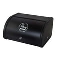 thumbnail image 2 of Abbracc Metal Bread Box Bin kitchen Storage Containers with Roll Lid Kitchenware Storage Black, 2 of 9