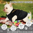 thumbnail image 6 of 4 Packs Dog Shirts for Small Dog, Riklu Pet T-Shirts Clothes Vest for Puppy Boy Girl L, 6 of 7