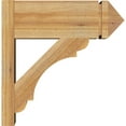 thumbnail image 3 of Ekena Millwork 8"W x 20"D x 20"H Olympic Rough Sawn Arts and Crafts Outlooker, Western Red Cedar, 3 of 4